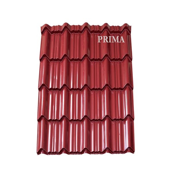 Red Prima Metal Tile - Muliaroof